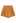 Side Pocket Pleated Linen-Blend Shorts in Pumpkin