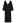 Open Back Bead Decor Crochet Cover-Up in Black