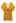 Deep V-Neck Flounce Sleeve Buttoned Cover-Up in Mustard