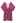 Deep V-Neck Flounce Sleeve Buttoned Cover-Up in Purple