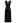 Modal Essential V-Neck Drawstring Dress in Black