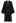 V-Neck Guipure Lace Flare Sleeve Cover-Up Dress in Black