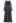 Mystic Garden Bubble Sleeve Ruffle Maxi Dress in Black