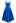 Polished Satin Flared Hem Cami Dress in Royal Blue