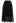 Rippling Attraction Panelled Mesh Tulle Skirt in Black