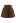 Urban Chic Faux Leather Drawstring Shorts in Brown