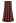 Satin Embossed Texture Mermaid Maxi Skirt in Burgundy