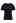 Embroidered Heart Braided Short-Sleeve Sweater in Navy