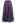 Mixture Color Panelled Tulle Maxi Skirt in Purple