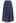 Mixture Color Panelled Tulle Maxi Skirt in Indigo