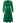 Graceful Pleats Faux-Wrap Belted Midi Dress in Green