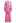 Contrast Edge Bowknot Knit Sweater and Pants Set in Candy Pink