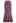 Easy Fringed Mermaid Knit Maxi Skirt in Violet