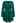 Lovable Tiered Ruffled V-Neck Wrapped Tie-Waist Mini Dress in Green