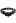 Cute Bat Faux Leather Choker in Black