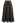 Solid Color A-Line Knit Midi Skirt in Brown