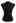 Ribbon-Tied Neckline Cap Sleeve Knit Top in Black