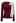 Sheer Tie-Strap One Shoulder Knit Top in Burgundy