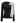 Sheer Tie-Strap One Shoulder Knit Top in Black