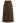 Utility Chic Belted Pocket Trim Denim Skirt in Brown