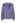 Collared V-Neck Chunky Cable-Knit Sweater in Lavender