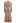 Attractive Stud Button V-Neck Collared Midi Dress in Tan