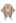 Geometric Grid Fringed Hem Poncho in Tan