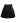 Rose Brooch Chain Belt Pleats Mini Skirt in Black