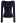 Ribbed Texture Off-Shoulder Ruched Cotton Top in Navy