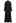 Captivating Lace Tie-Waist Button Down Maxi Dress in Black