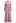 Captivating Lace Tie-Waist Button Down Maxi Dress in Pink