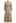 Floral Eyelet Embroidery Tassel String Buttoned Maxi Dress in Light Tan