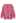 Colorful Pom-Pom Wavy Buttoned Patch Pocket Knit Cardigan in Pink