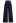 Classic Belted High-Waist Wide-Leg Jeans in Navy