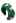 Santa Claus Crystal Decor Knotted Headband in Green
