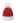 Fuzzy Pom-Pom Braid Knit Beanie Hat in Red