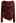 Asymmetrical Neckline Ruched Detail Top in Burgundy