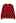 Fuzzy Heart Jacquard Knit Button Cardigan in Red