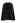 Rhinestone Button Wrap Faux Fur Cape Coat in Black
