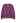 Fuzzy Heart Jacquard Knit Button Cardigan in Violet