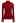 Lace Trim Mock Neck Ribbed Knit Top in Red