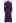Lace Doll Collar Velvet Midi Dress in Purple