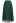 Falling Snowflake Mesh Tulle Midi Skirt in Dark Green