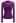 Twist Front Double-Layered Mesh Mock Neck Top in Purple