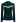 Tender Touch Crochet Trim Mock Neck Top in Dark Green
