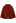 Golden Button Wrapped Knit Cape in Red