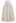 Solid Ivory High-Waist A-Line Midi Skirt