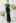 Off-Shoulder Feather Sequin High Slit Gown in Emerald