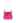 Rhinestone Decor Drawstring Shoulder Bag in Hot Pink