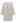 Collarless Button Down Sherpa Longline Coat in Ivory